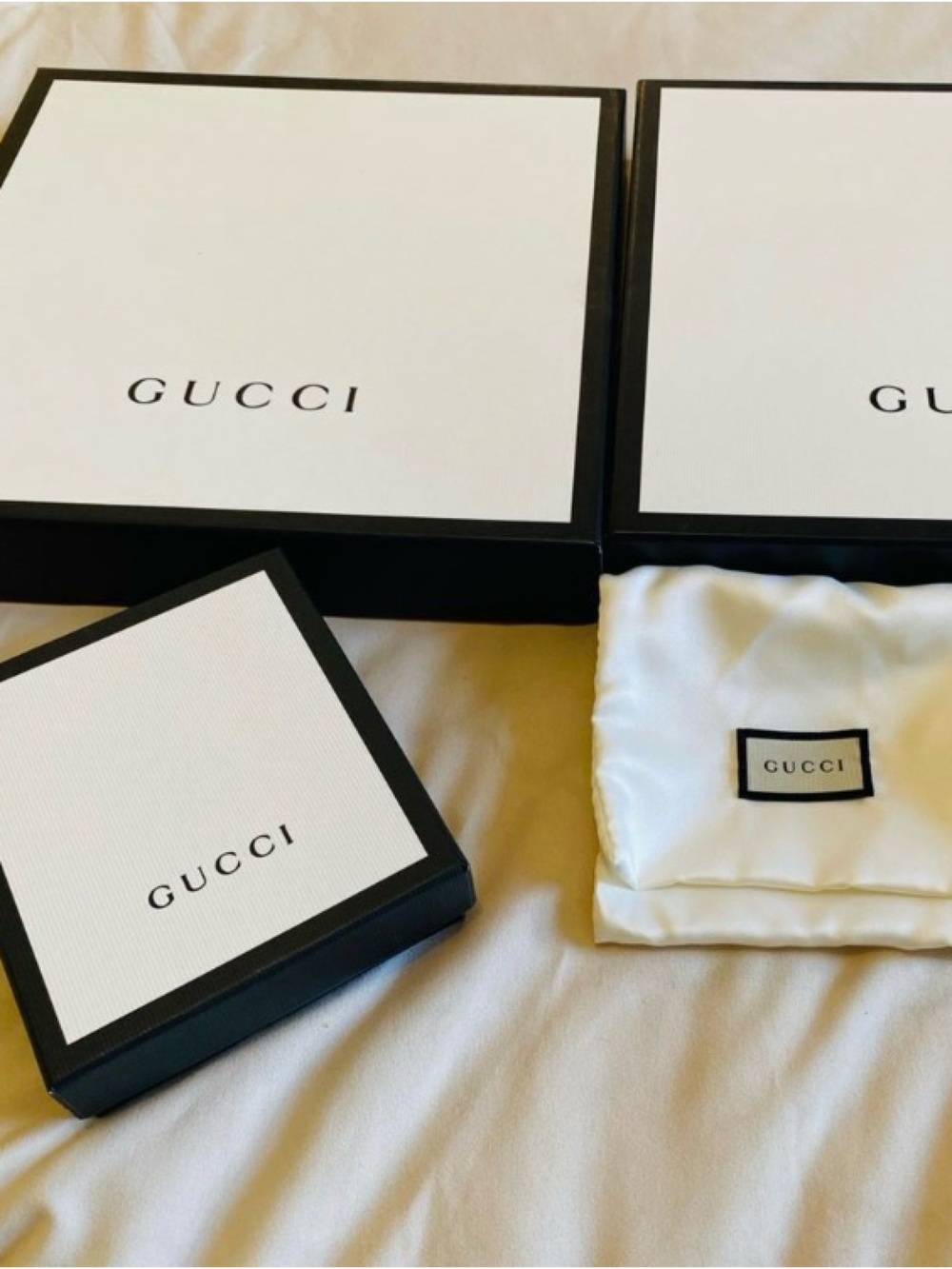 🛍️Gucci Authentic Branded Black and White Packaging see listing for pricing